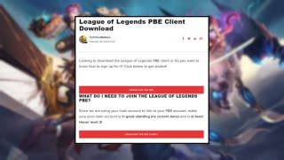 league pbe account|So melden Sie sich an und spielen LoL PBE 